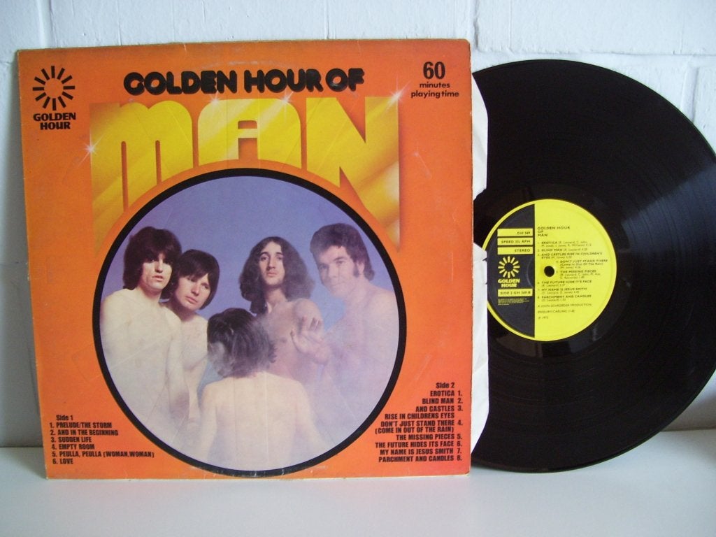 MAN  golden hour of the man, Cd's en Dvd's, LP, Gebruikt, Ophalen of Verzenden, Complilatie