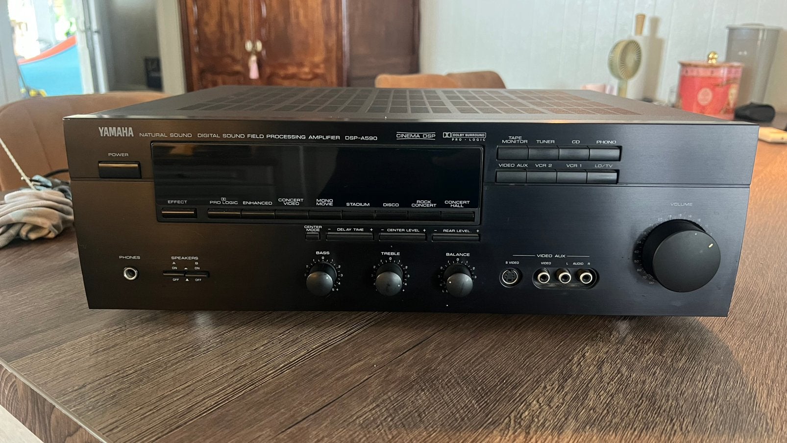 Yamaha versterker dolby surround., TV, Hi-fi & Vidéo, Amplificateurs & Ampli-syntoniseurs, Stéréo, Yamaha, Enlèvement