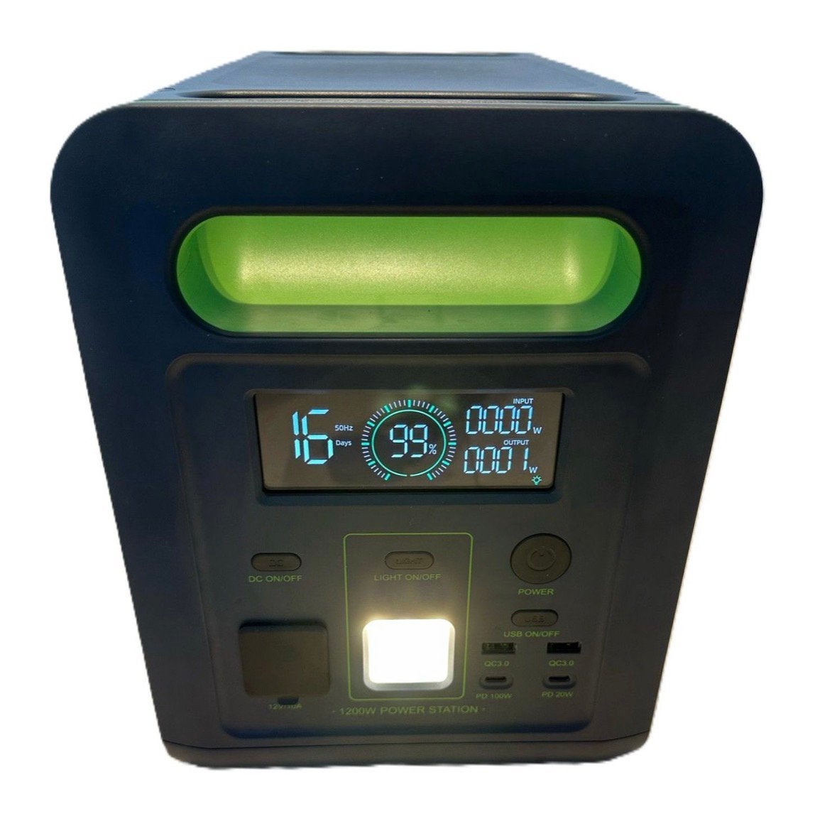 1200Wh mobiele batterij + 200W zonnepaneel, Audio, Tv en Foto, Accu's en Batterijen, Ophalen, Nieuw, Oplaadbaar