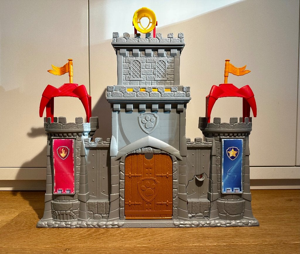 PAW Patrol Rescue Knights - Transformerend Kasteel, Enfants & Bébés, Jouets | Figurines, Comme neuf, Enlèvement