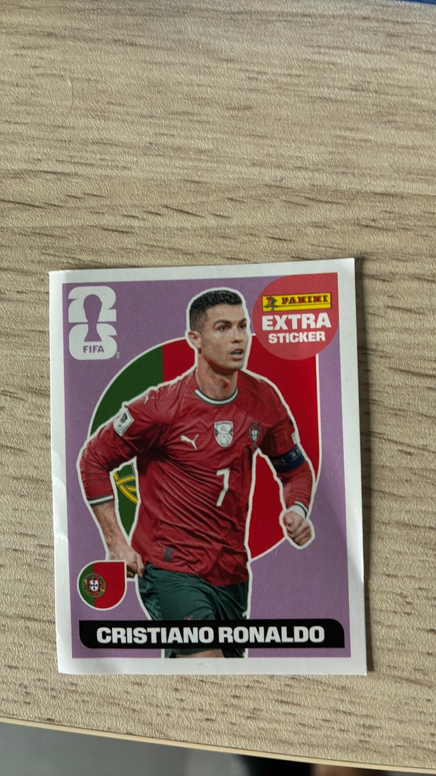 Panini extra sticker Ronaldo, Verzamelen, Ophalen of Verzenden, Nieuw