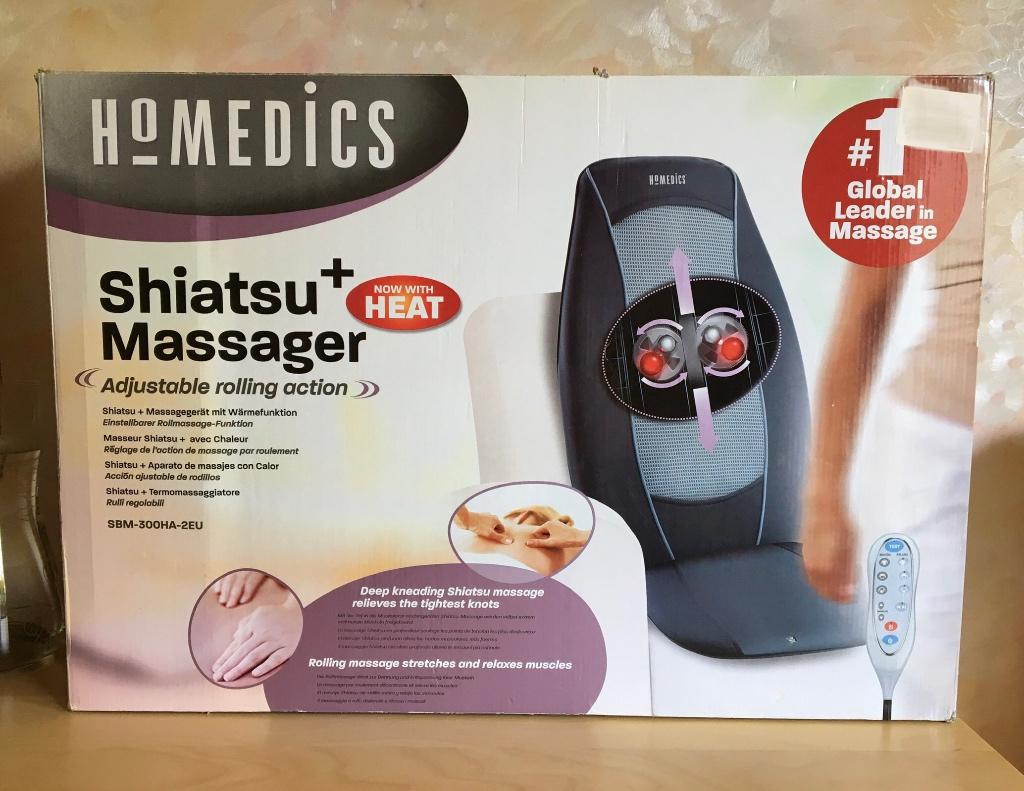 Appareil de massage Shiatsu Homedics avec télécommande, Ophalen, Zo goed als nieuw, Apparaat