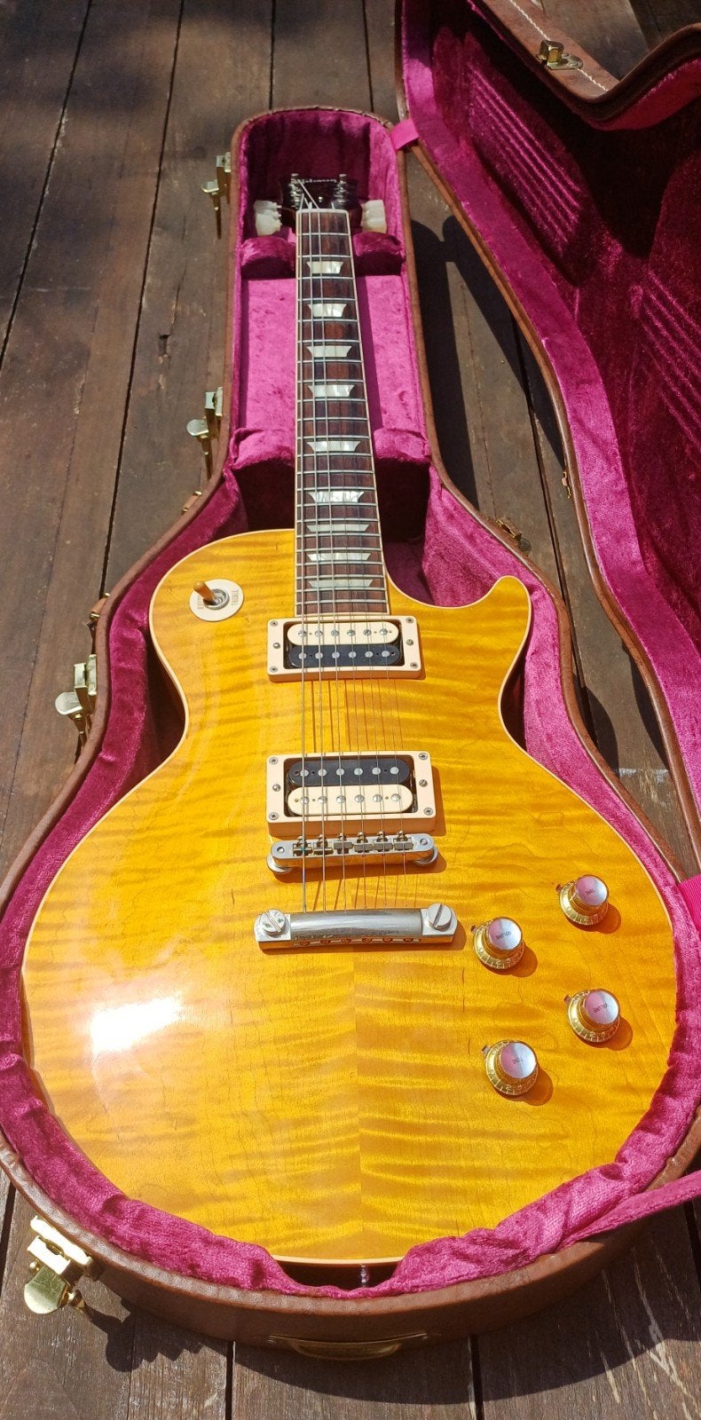 Gibson custom shop M2M 1958 les paul reissue, Ophalen, Zo goed als nieuw, Gibson