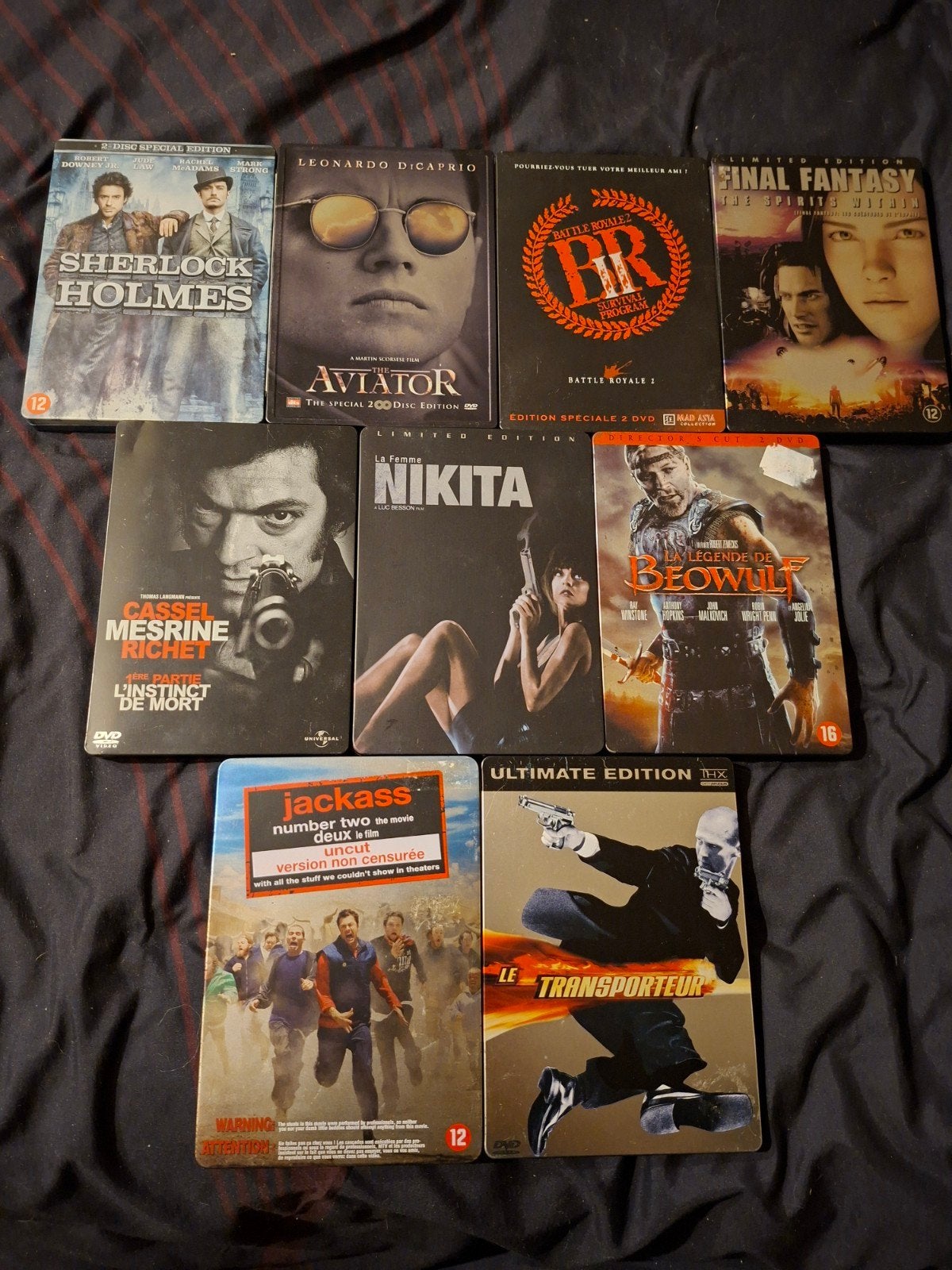 Te koop 9 Steelbook DVD's, Cd's en Dvd's, Inclusief boekje, Vanaf 9 jaar, Actie, Ophalen of Verzenden