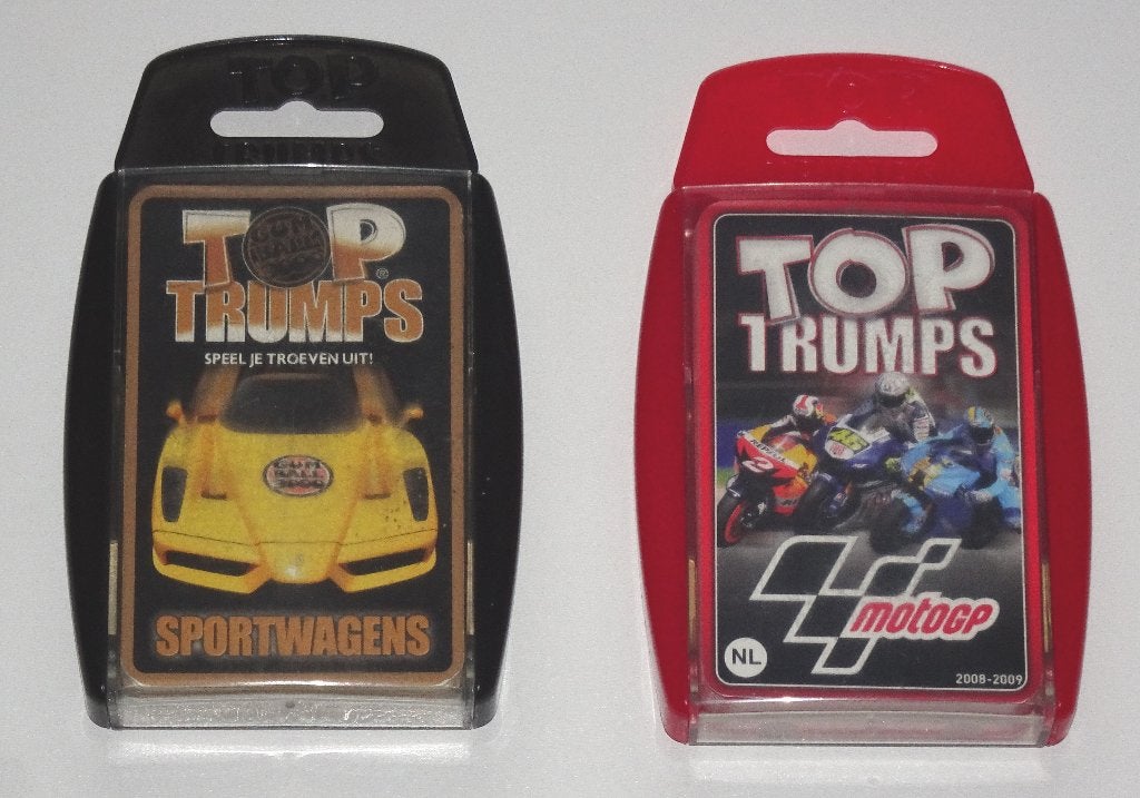 Top  Trumps sets, Ophalen of Verzenden, Gebruikt, Kwartet(ten)