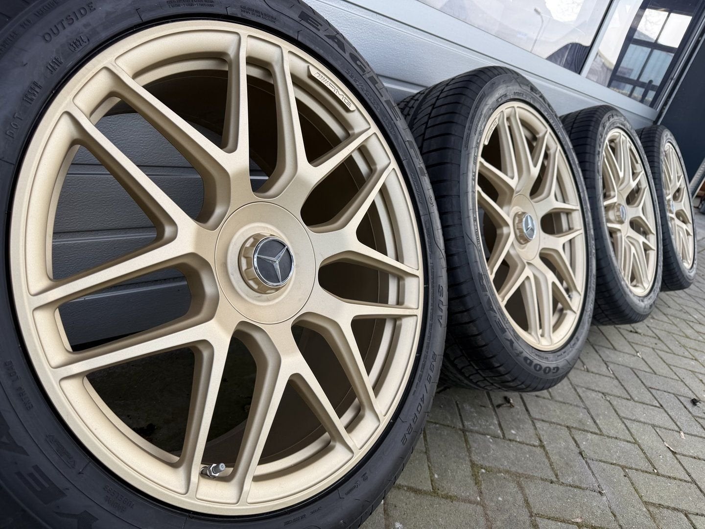 22 " Mercedes G klasse W465 EQ W464 W463 G63 AMG G500 velgen, Auto-onderdelen, Banden en Velgen, Gebruikt, 295 mm, -, -