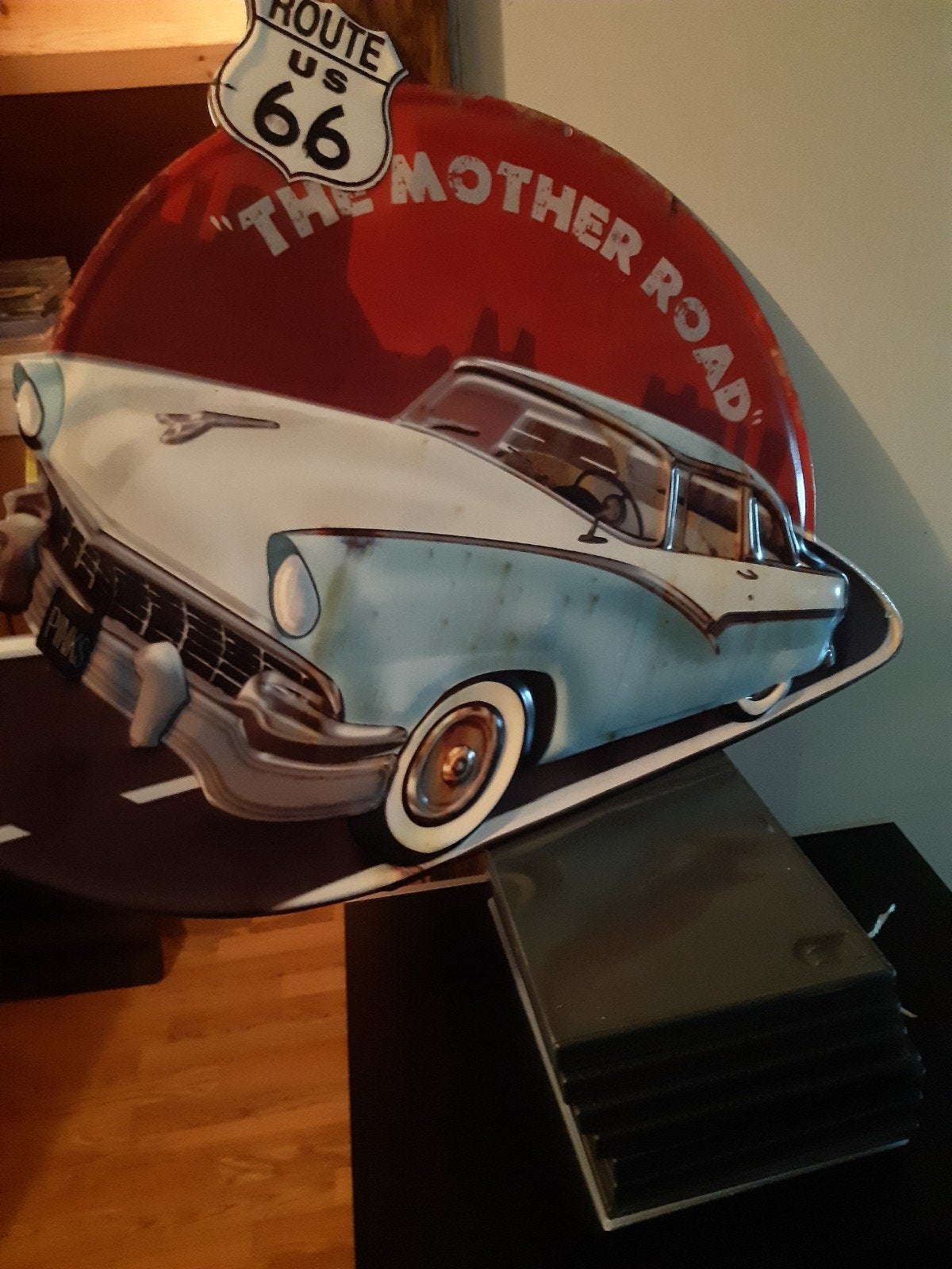 decoratie bord route 66, Verzamelen, Ophalen