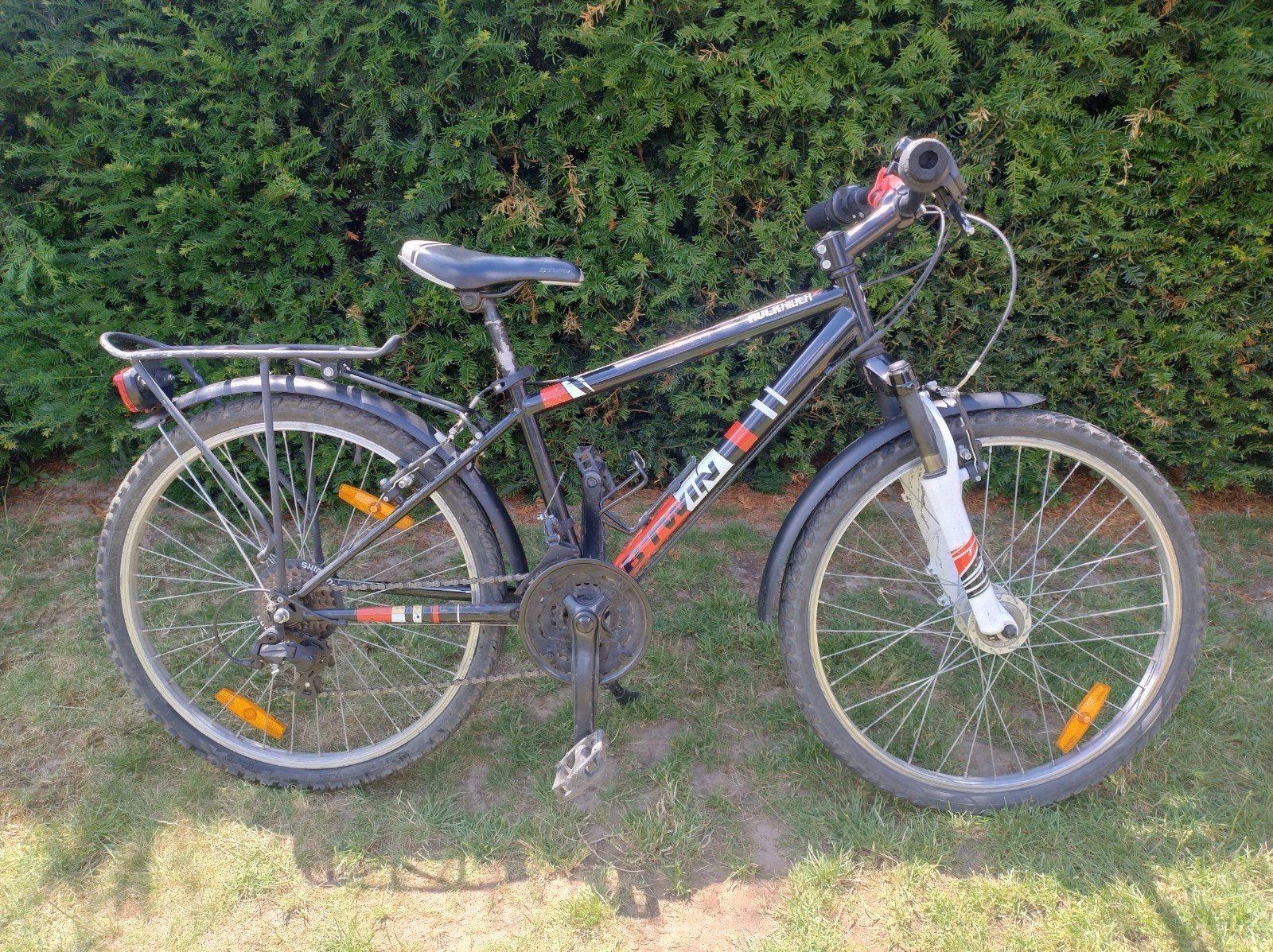 Btwin 24" Rockrider 540, Ophalen, Velgrem, Versnellingen, Btwin Decathlon