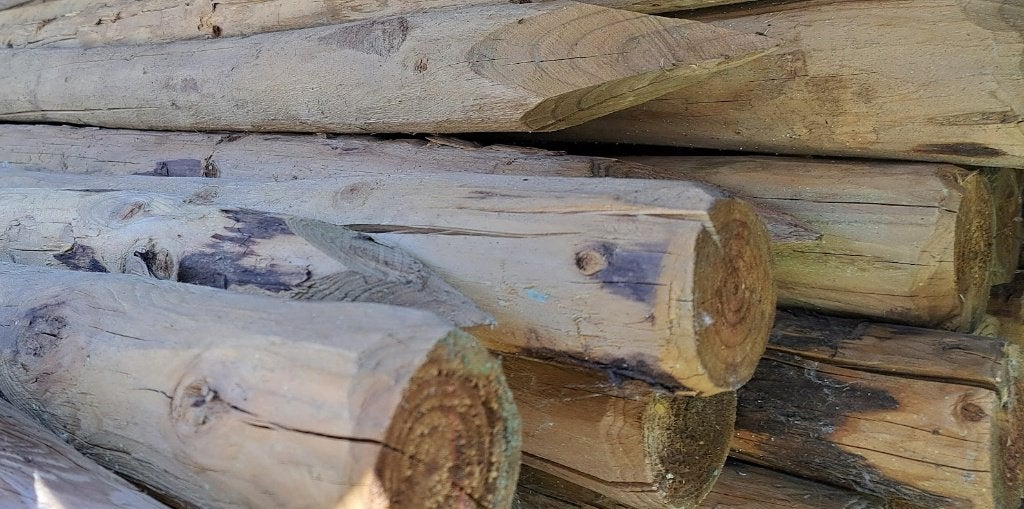 Ronde palen- weipaal 180 cm, 7 cmdik gepunt  €5.95, Ophalen, Nieuw, Palen