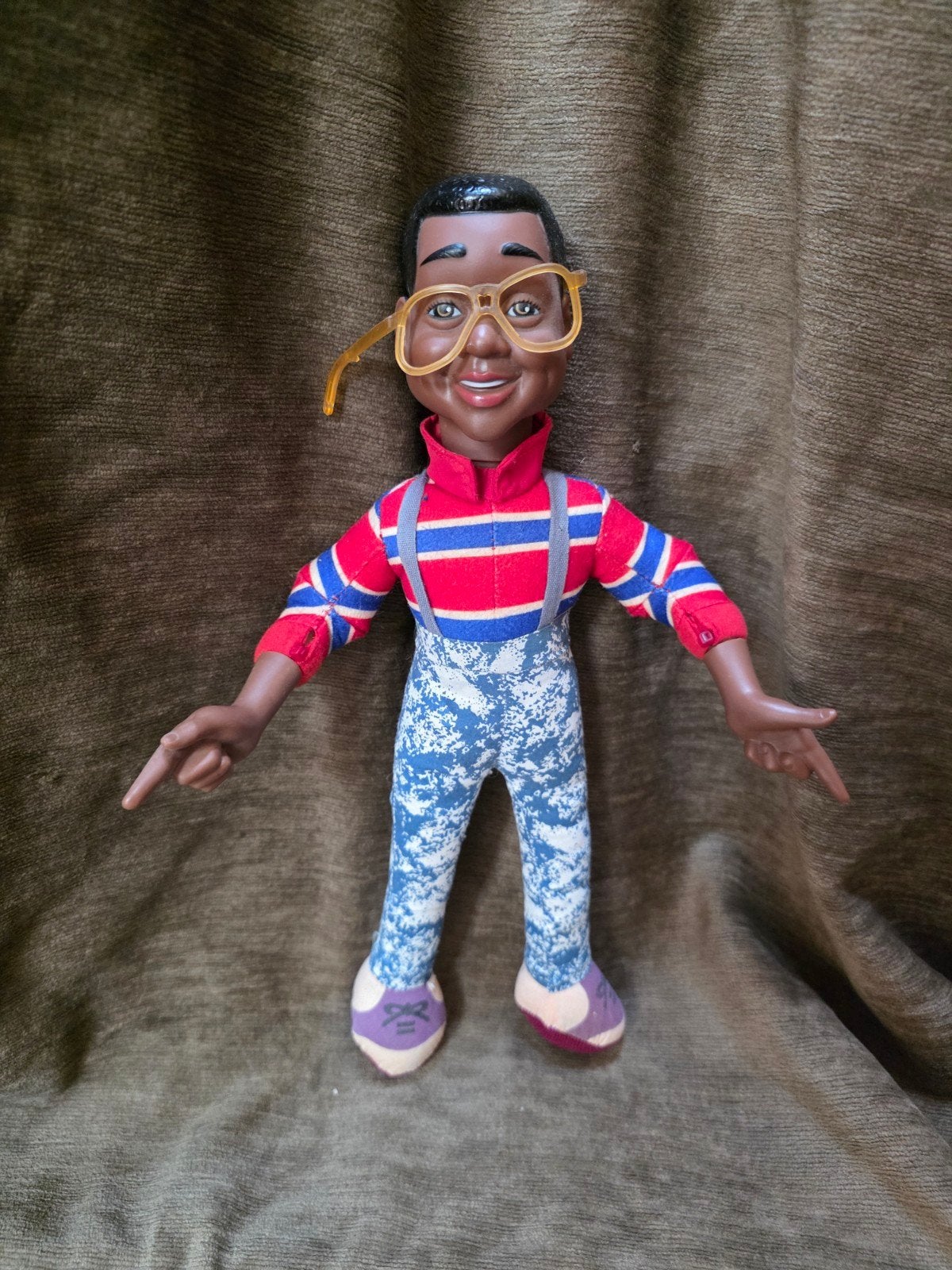Grande figurine steve Urkel de 1991. Les lunettes sont détac, Enlèvement ou Envoi