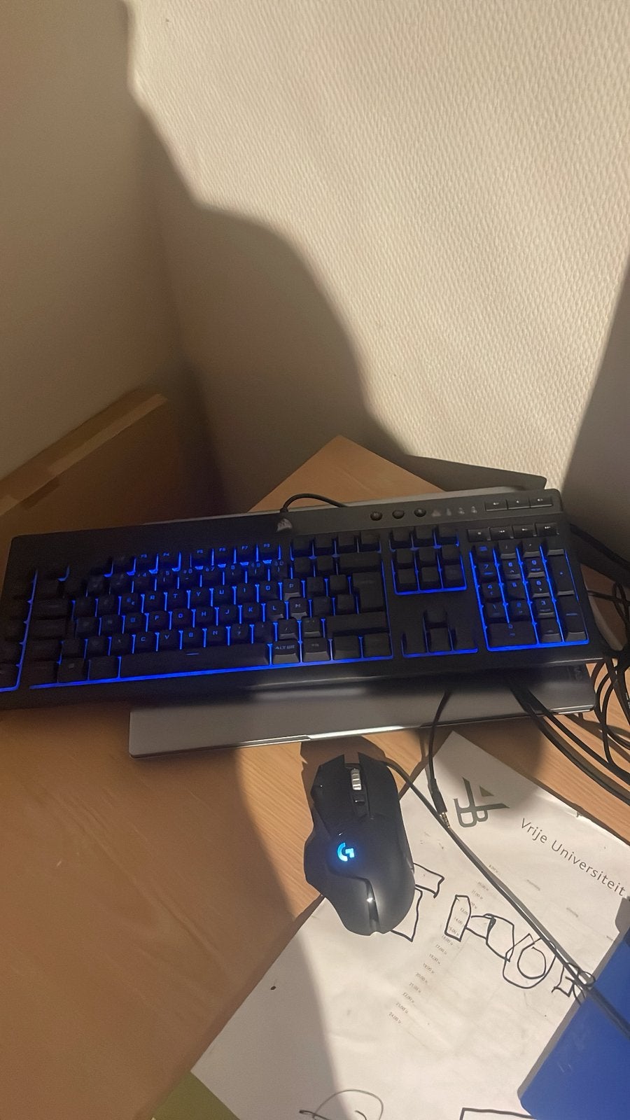 Corsair K55 RGB PRO, Computers en Software, Toetsenborden, Ophalen, Azerty, Bedraad, Corsair