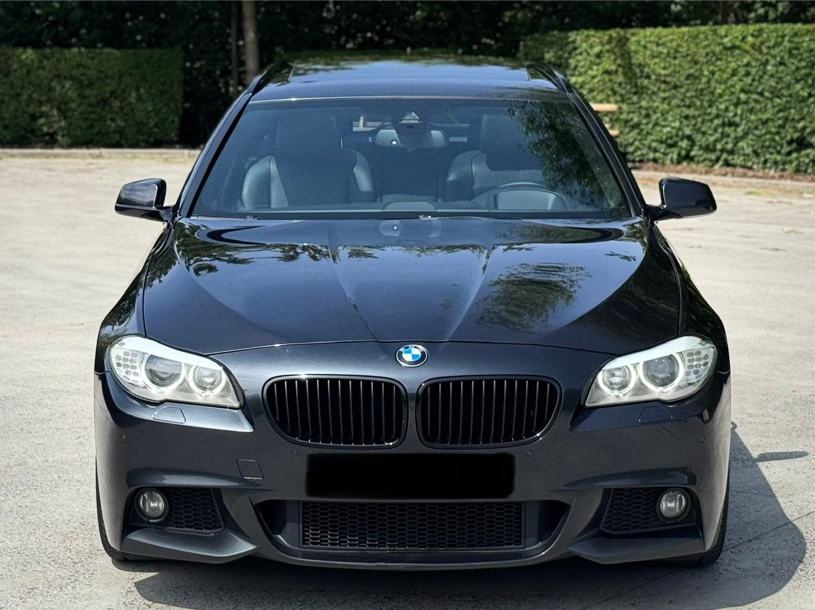 Bmw F11 525d, boîte M automatique, Autos, Cuir, Entreprise, Noir, 5 portes