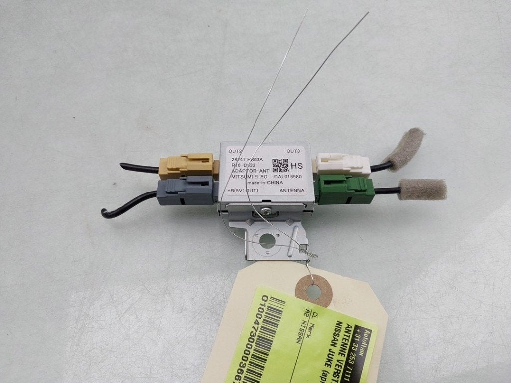 ANTENNE VERSTERKER Nissan Juke (F16) (|28247HS03A|), Gebruikt, Germany@nissan-services.eu, Kronenweg 38
50389  Wesseling, DE, Nissan