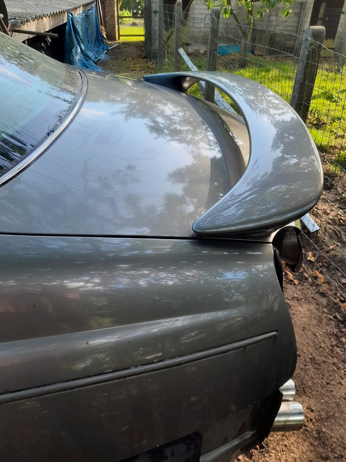 MG ZT of ROVER 75 kofferklep met spoiler, Enlèvement, Avant, MG