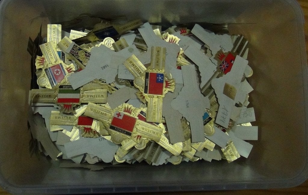 Bracelets à cigares Willem 2, armoiries amples, Enlèvement ou Envoi, Neuf, Bagues de cigare