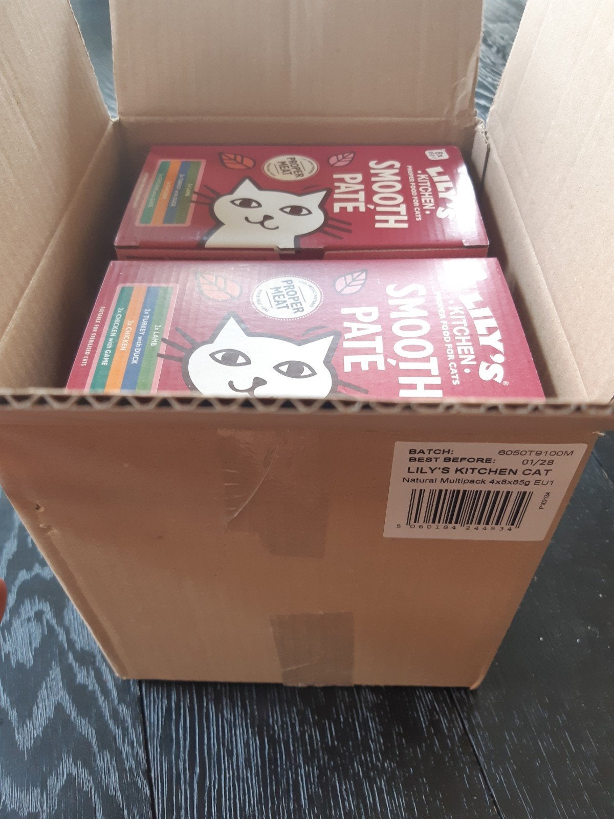 Lily's Kitchen natvoer kat smooth paté 4x8x85g, Dieren en Toebehoren, Dierenvoeding, Kat, Ophalen of Verzenden