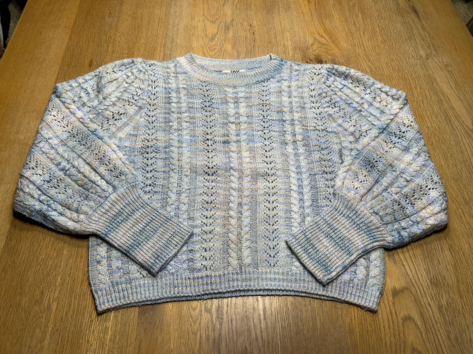 Lichtblauwe gebreide trui JDY maat S, Kleding | Dames, Ophalen of Verzenden, Zo goed als nieuw, Maat 36 (S), Blauw