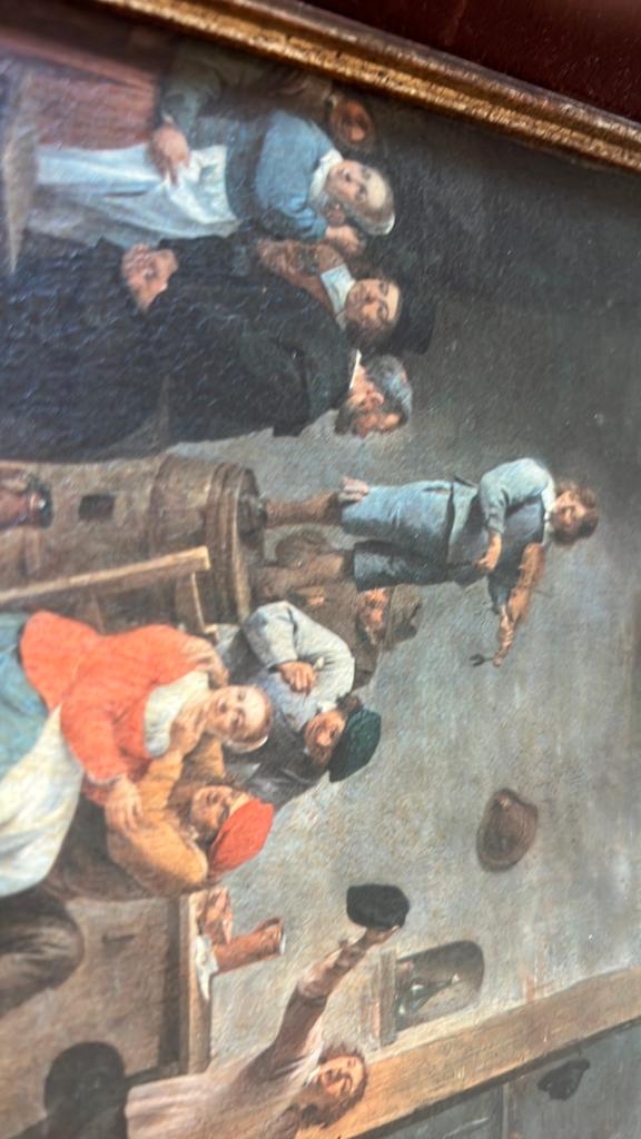 Oud schilderijtje, Ophalen