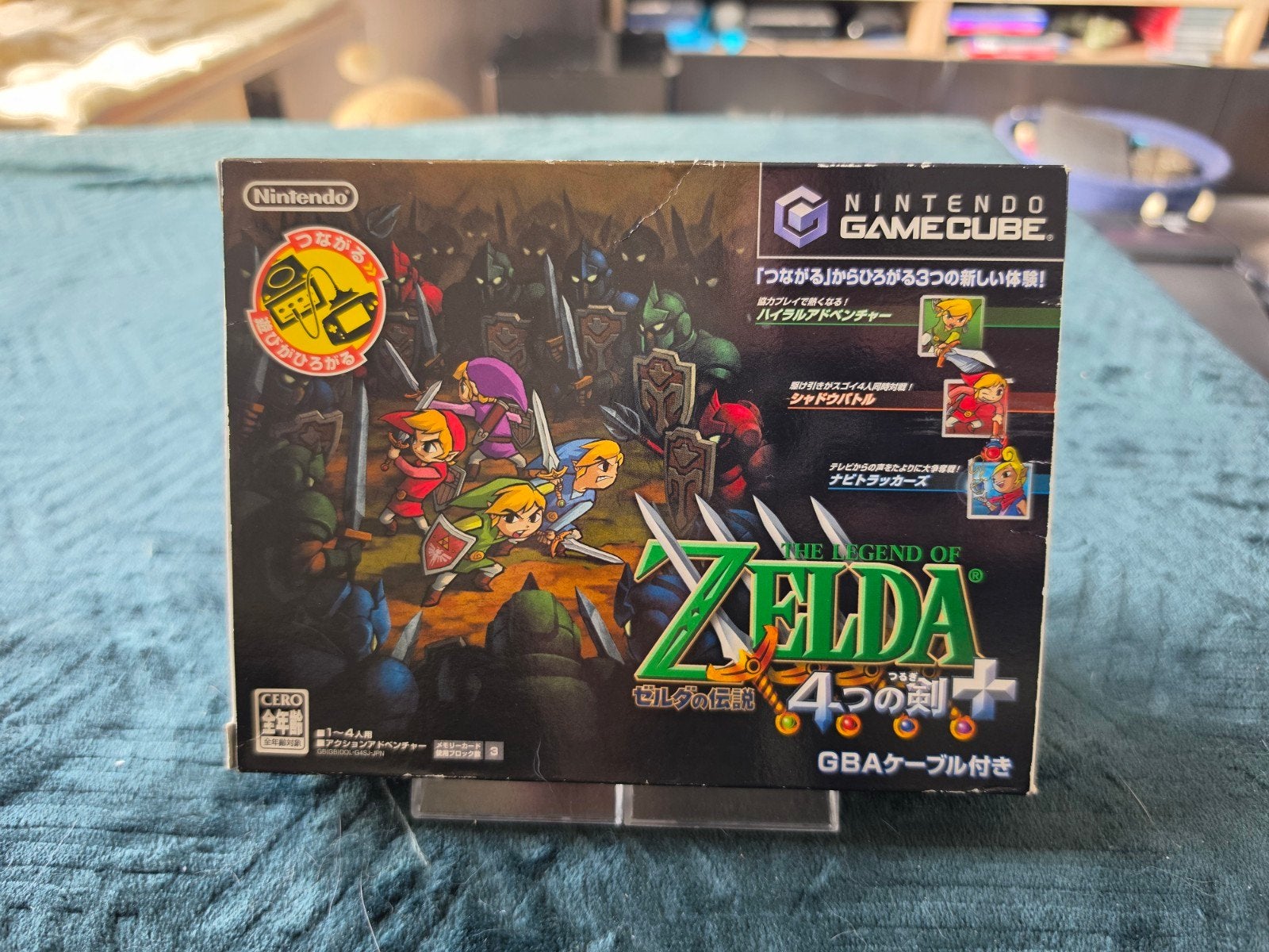 Zelda Four Swords Adventures - Nintendo GameCube - Japans, Ophalen of Verzenden, Zo goed als nieuw