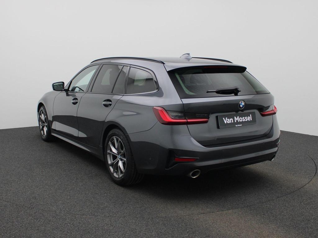BMW 3 Reeks Touring 318i CARPLAY | SPORTLINE | ZETELVERWARMI, Auto's, BMW, Automaat, Gebruikt, Zwart, 4 cilinders