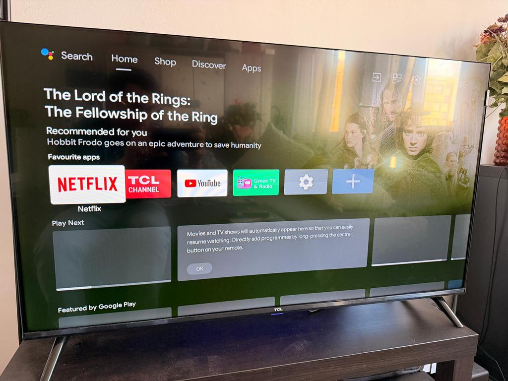 TCL 40’’ smart tv, Ophalen, Zo goed als nieuw