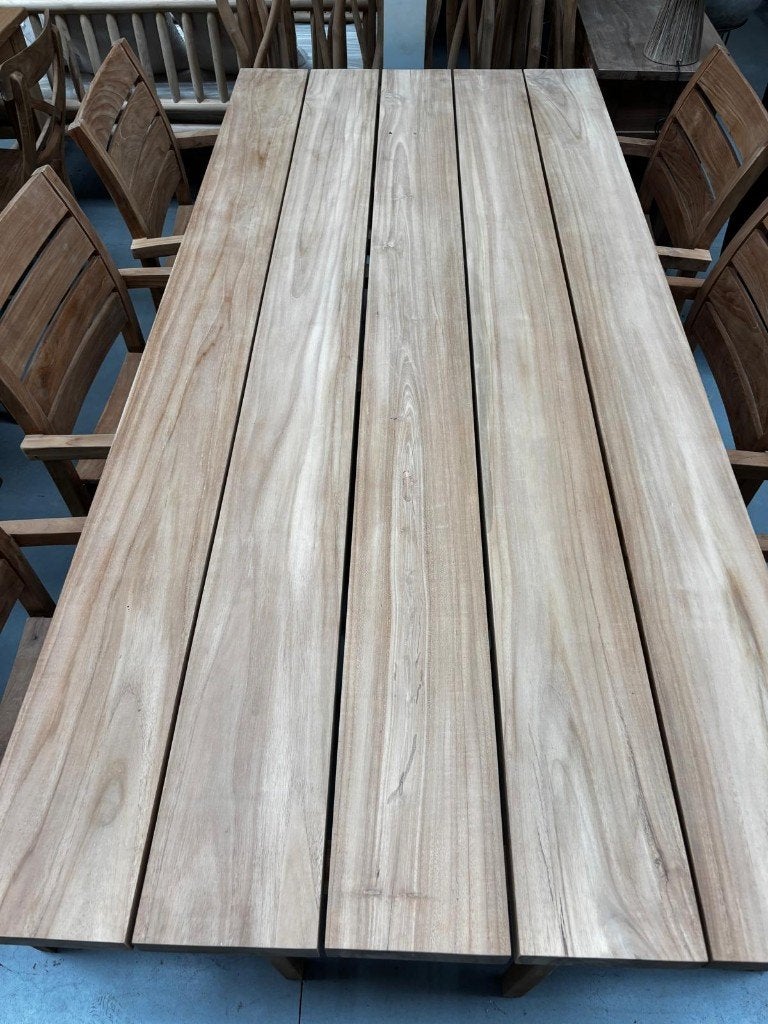 teak houten planken + /- 180x19x4, Bricolage & Construction, Neuf, Autres essences de bois, Enlèvement, 25 à 50 mm
