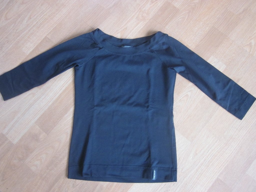 nieuw zwart T-shirt met halve lange mouwen, Kleding | Dames, T-shirts, Zwart, Nieuw, Ophalen of Verzenden, Lange mouw