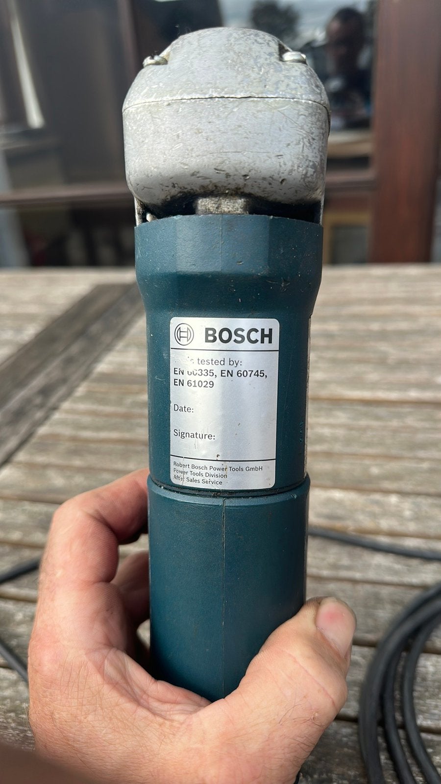 Bosch Blauw GSG 300 Schuimstofzaag | 350w, Doe-het-zelf en Bouw, Ophalen, Gebruikt, Minder dan 700 watt, Overige typen