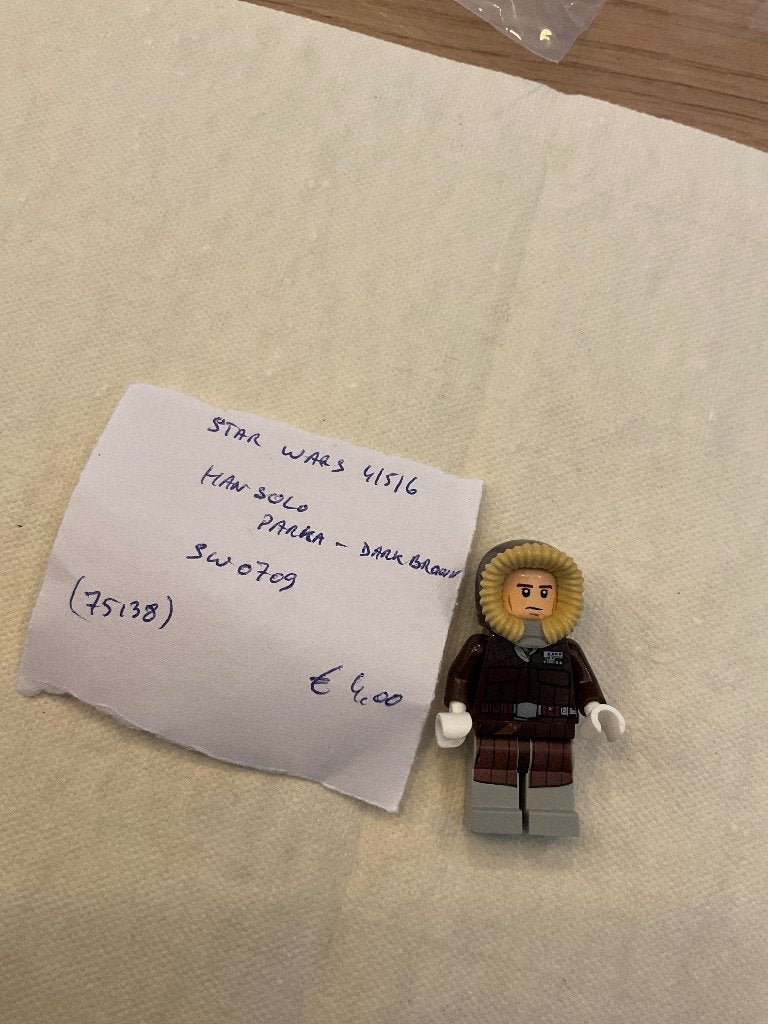 Lego Star Wars fig SW0709 Han Solo Parka, Star Wars, Lego, Ophalen of Verzenden, Zo goed als nieuw