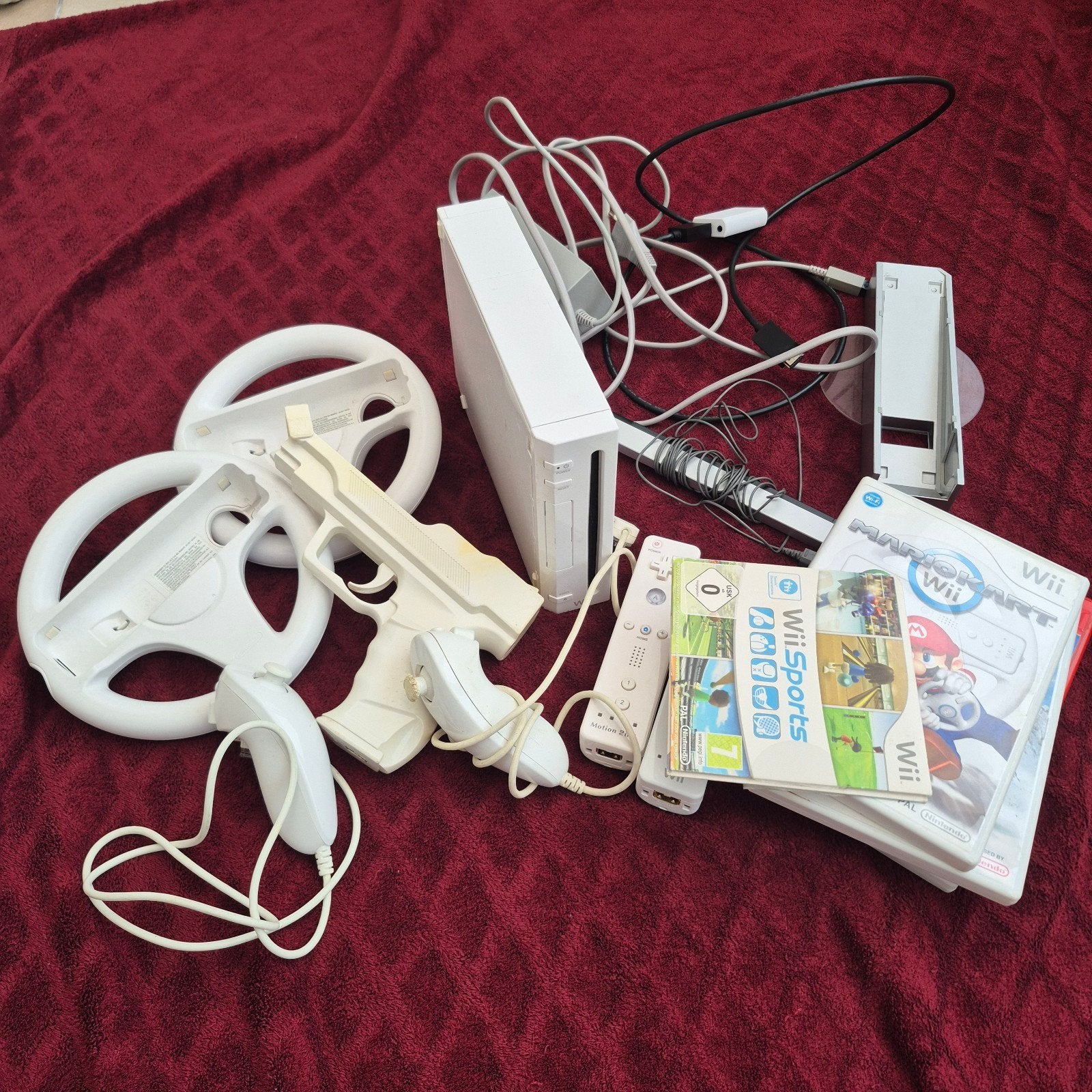 Nintendo wii, Games en Spelcomputers, Ophalen, Gebruikt, Met 2 controllers, Met games