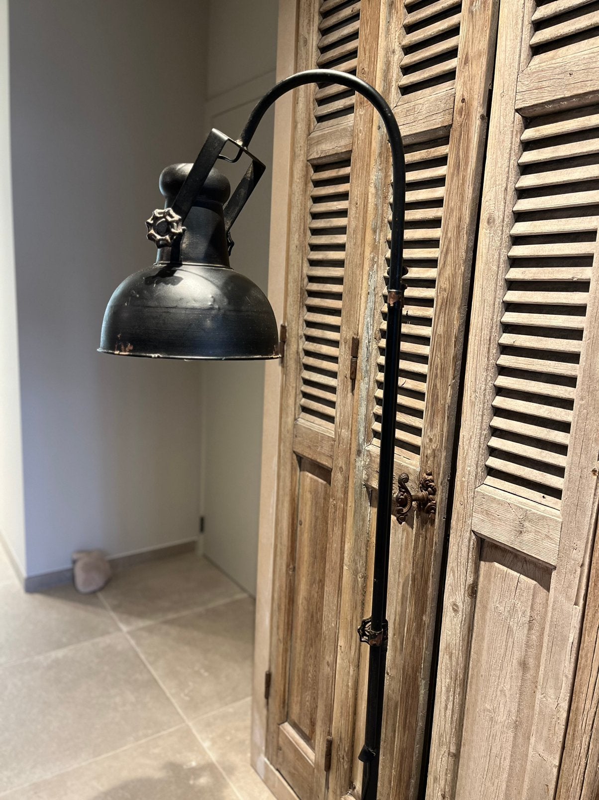 Landelijke vloerlamp, Ophalen, Gebruikt, E27 (groot), Landelijk