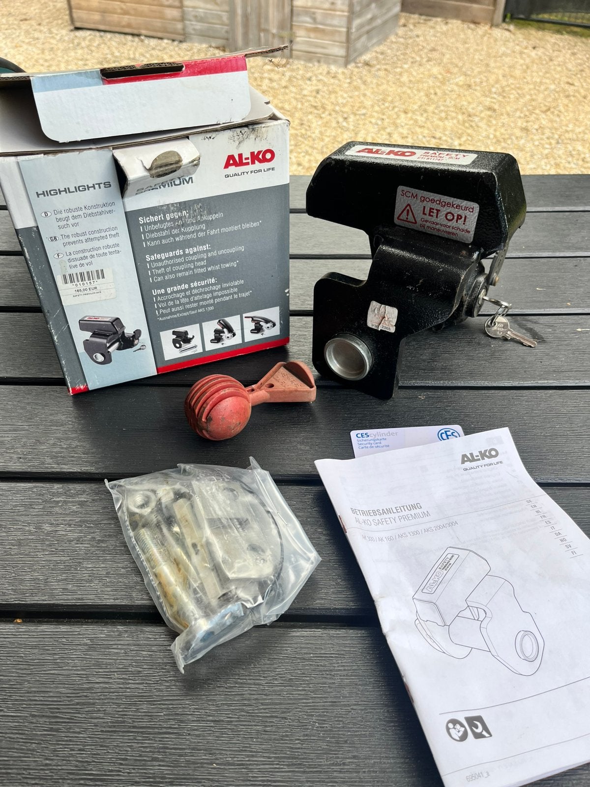 AL-KO Safety Premium Koppelingsslot (SCM Goedgekeurd), Enlèvement, Comme neuf