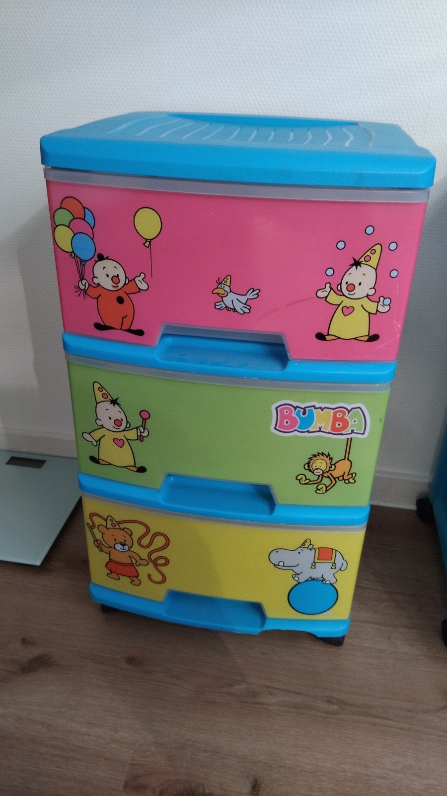 Kunststof opbergunit met BUMBA, Gebruikt, Minder dan 75 cm, Commode, Ophalen