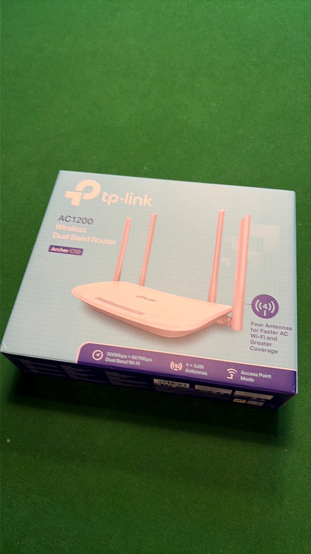 TP-Link Archer C50, Enlèvement