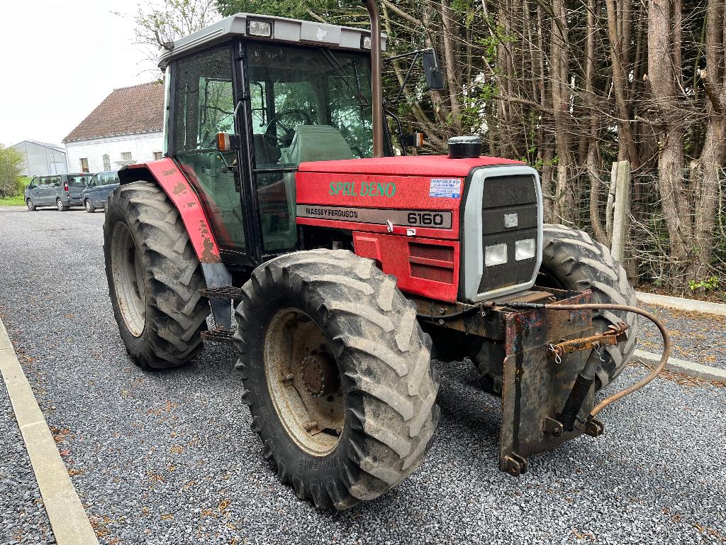 Massey ferguson 6160, Ophalen, 80 tot 120 Pk, Gebruikt, 7500 tot 10000