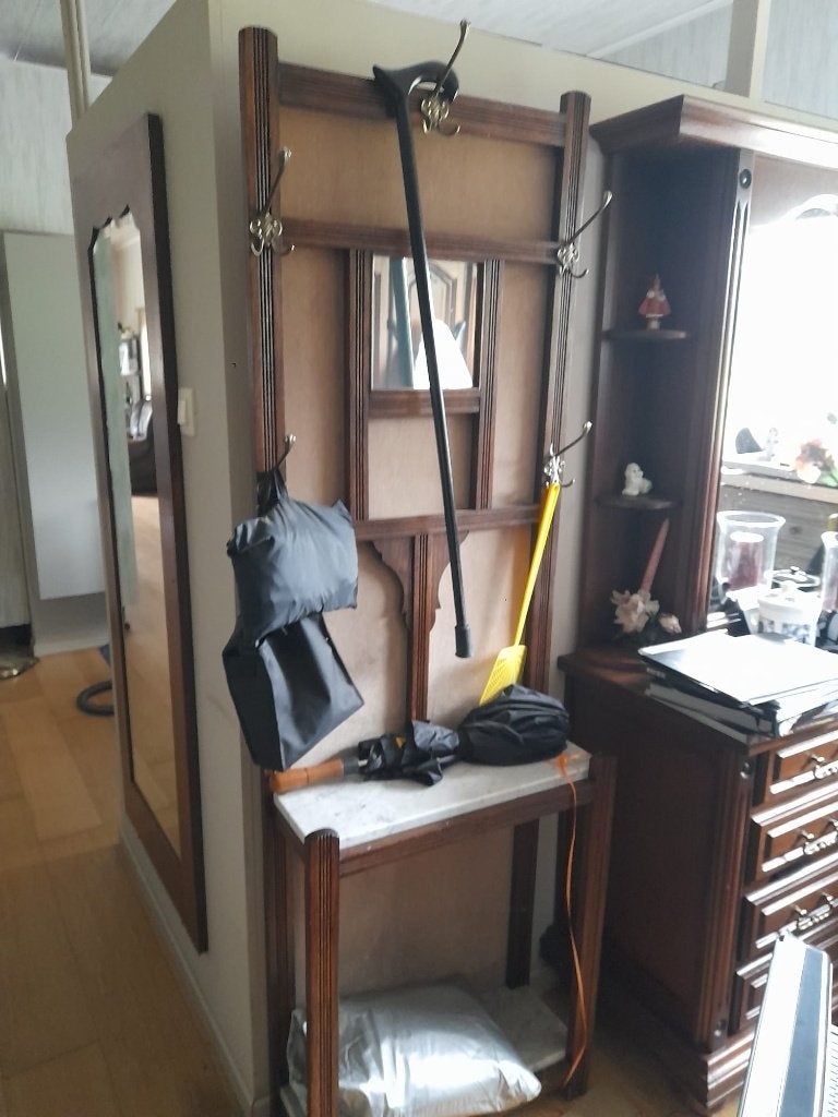 Oude kapstok te koop, Huis en Inrichting, Ophalen, Gebruikt, Staande kapstok, 150 tot 200 cm