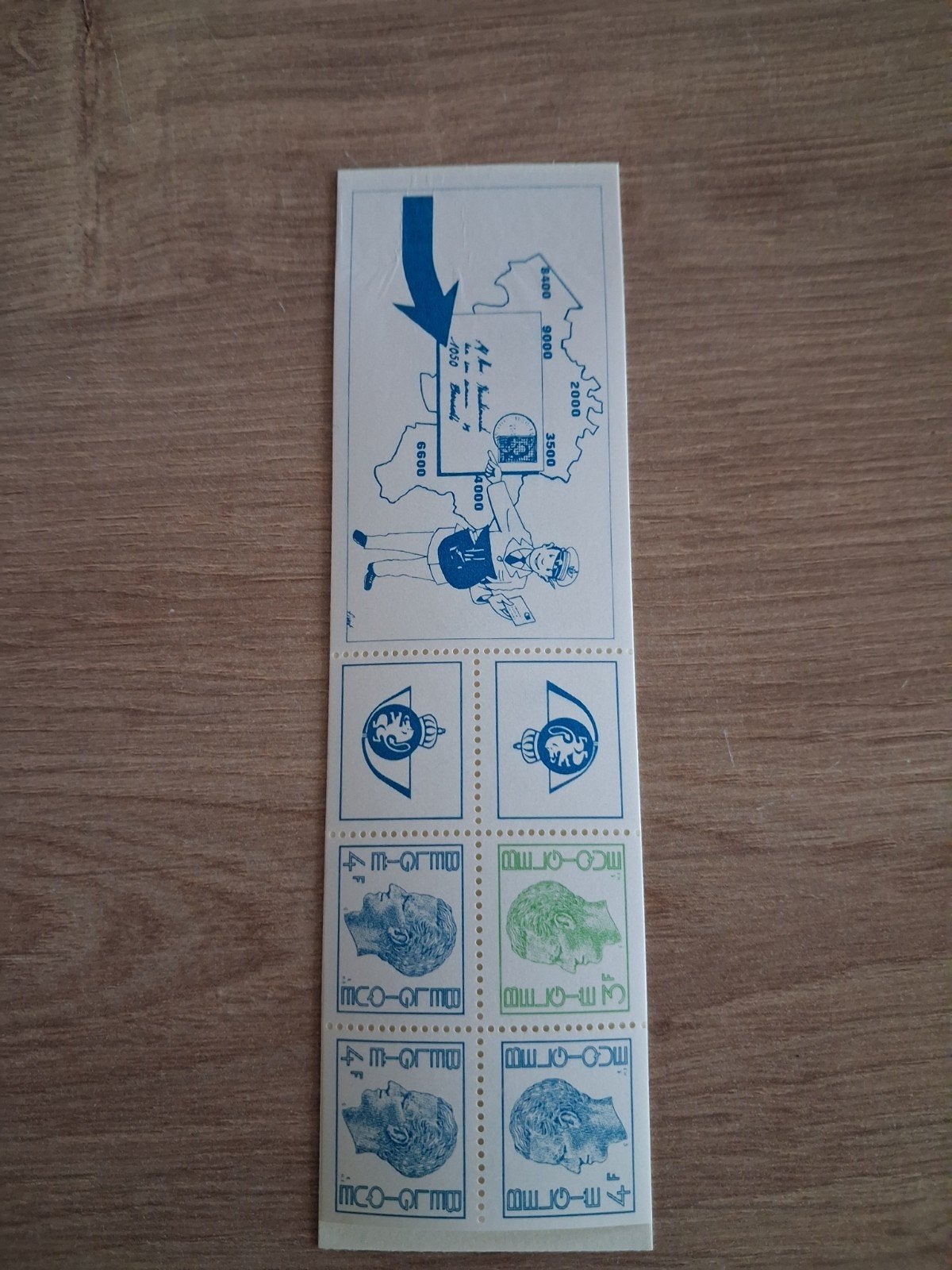 Carnet timbres belges 1973 Roi Baudoin, Enlèvement ou Envoi