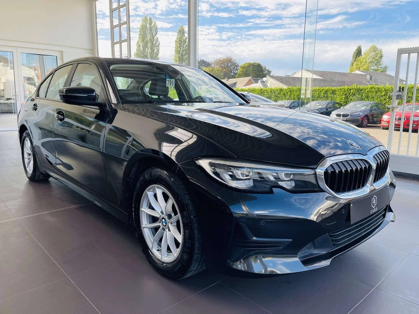 BMW 3 Serie 318 d * GARANTIE + LED + GPS PRO + CUIR + COKCPI, Autos, Cuir, Achat, Entreprise, Boîte manuelle