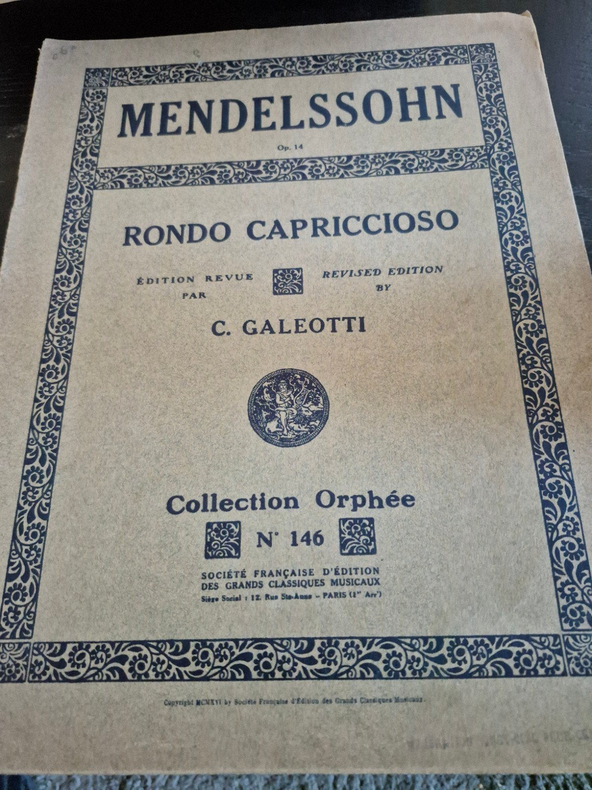 Mendelssohn, Livres, Enlèvement ou Envoi