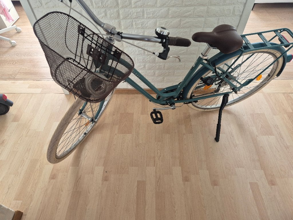 Meisjesfiets, Fietsen en Brommers, Velgrem, Elops ( Decathlon ), Zo goed als nieuw, Handrem