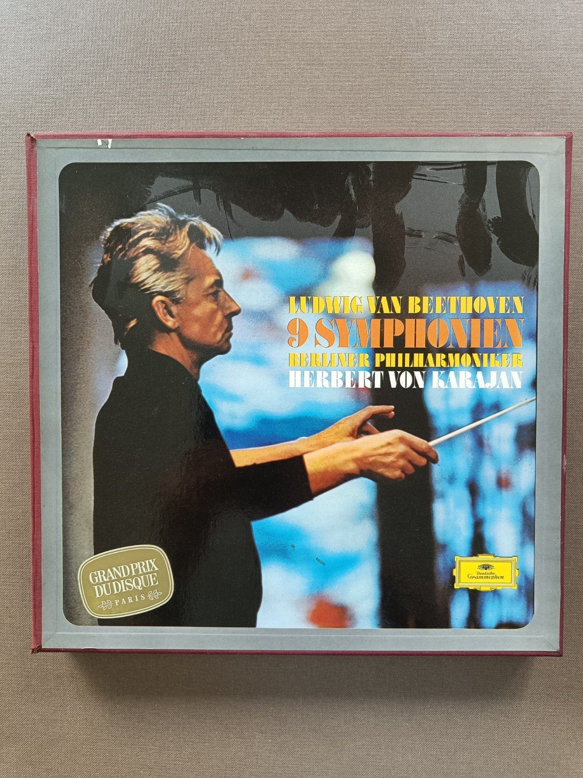 Box met 9 symphoniën van Beethoven op LP, Coffret, Comme neuf, Enlèvement, Classicisme