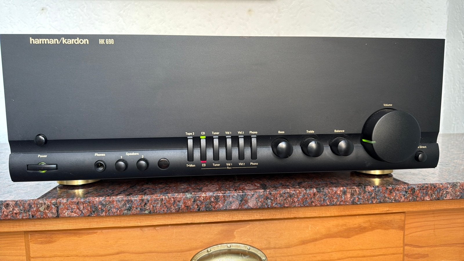Harman/kardon HK 690, TV, Hi-fi & Vidéo, Amplificateurs & Ampli-syntoniseurs, Enlèvement, Comme neuf