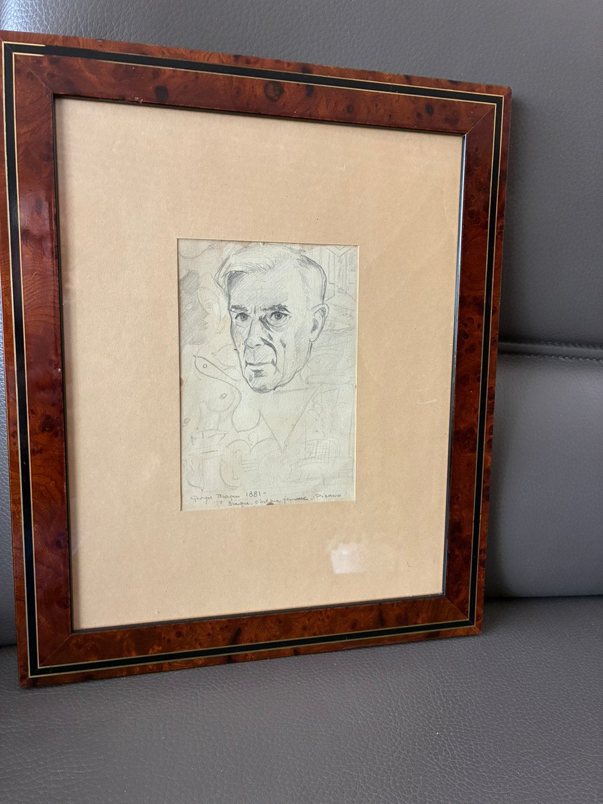 Potloottekening., Antiek en Kunst, Ophalen of Verzenden