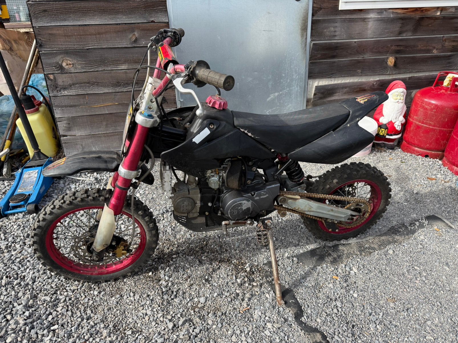 Dirt bike, Ophalen
