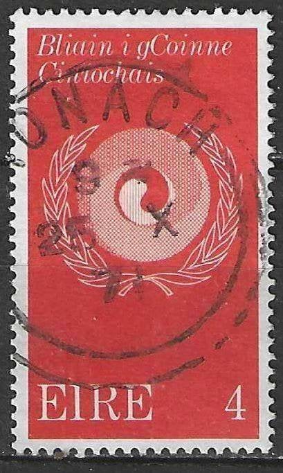 Ierland 1971 - Yvert 272 - Strijd tegen het racisme  (ST), Verzenden, Gestempeld