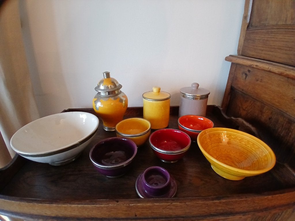 Lot de pots marocains, Enlèvement, Comme neuf, Autres matériaux