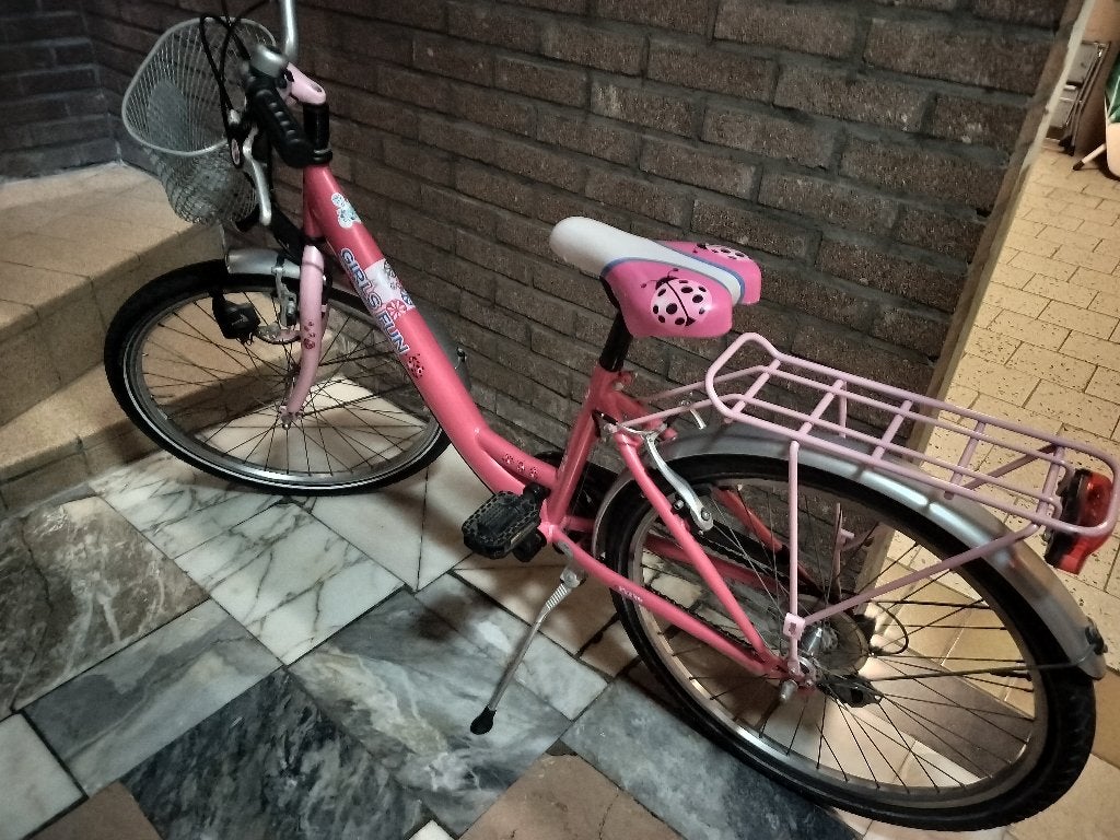 Kinderfiets, Fietsen en Brommers, Fietsen | Kinderfietsjes, Ophalen, Zo goed als nieuw, 20 inch of meer