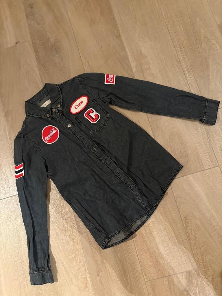 Chemise à col rond Coca-Cola - ASOS Denim - UK 6, Enlèvement ou Envoi, Neuf