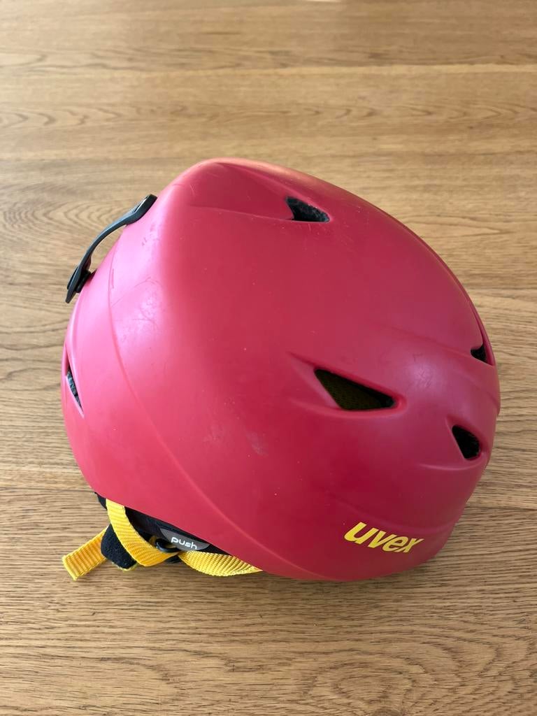 Skihelm kind 52-54 cm Uvex, Sport en Fitness, Ophalen, Gebruikt, Ski, Overige typen