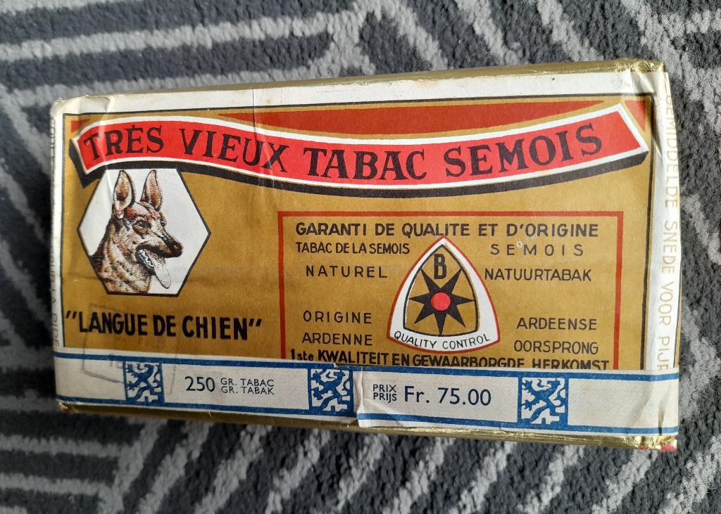 Collector: tabac  Semois - Langue de Chien - Martin, Bohan, Verzamelen, Rookartikelen, Aanstekers en Luciferdoosjes, Verzenden